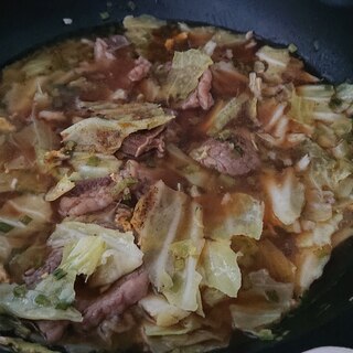 ニラ玉豚スープ